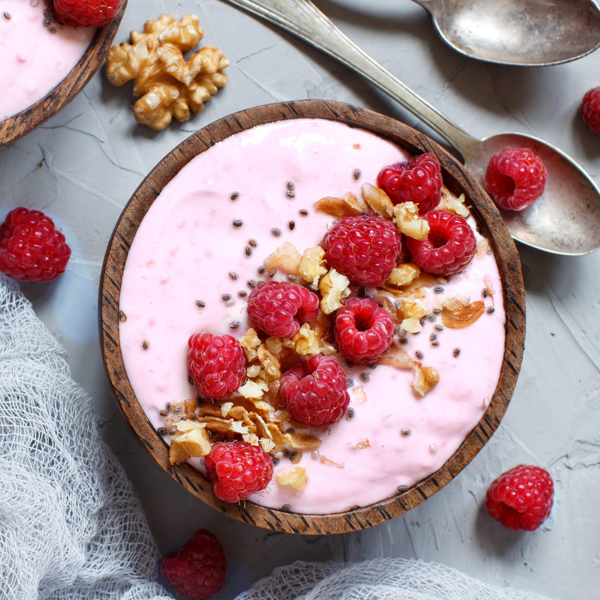 Coconut Raspberry Smoothie