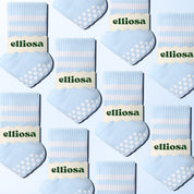 Elliosa Grip Stripes - Baby Blue