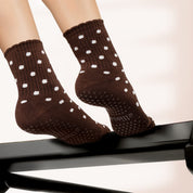 Espresso Polka Dots