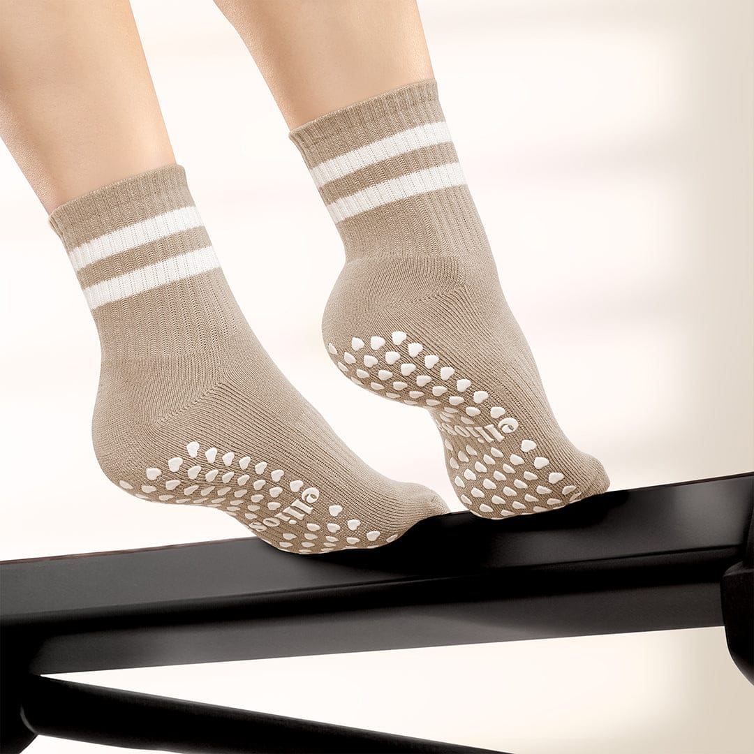 Elliosa Dual-Direction Grip Stripes - Oat Milk