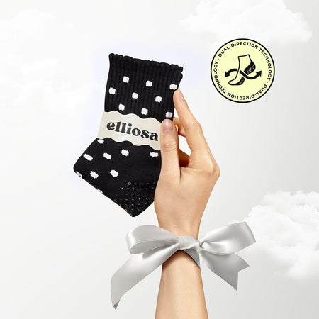 Dual-direction™ Noir Polka Dots