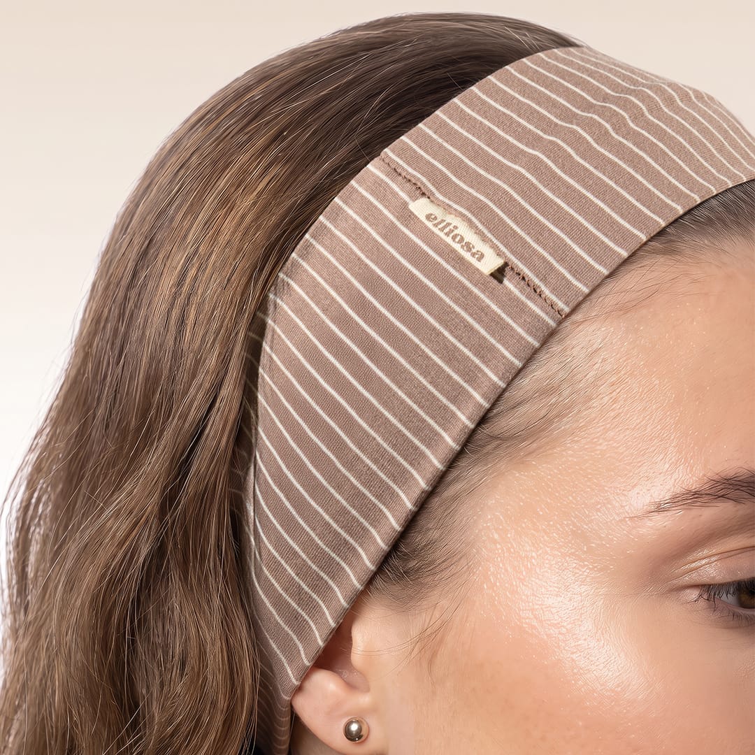 Elliosa Stripes Headband - Brown