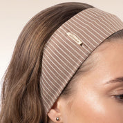 Elliosa Stripes Headband - Brown