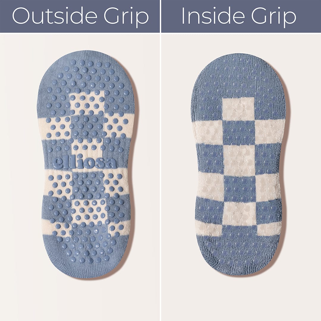Grip Checkered - Sky Blue