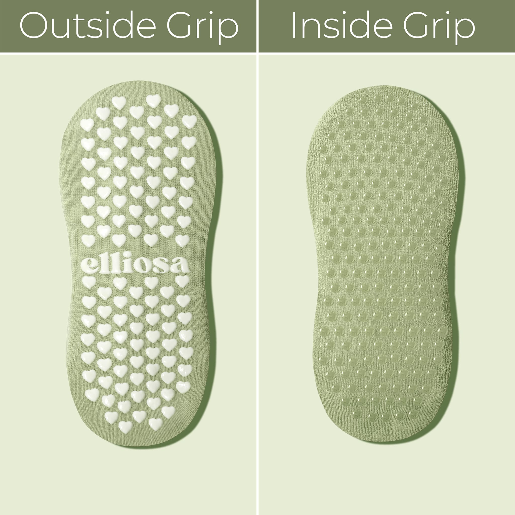 Elliosa Grip Stripes - Matcha