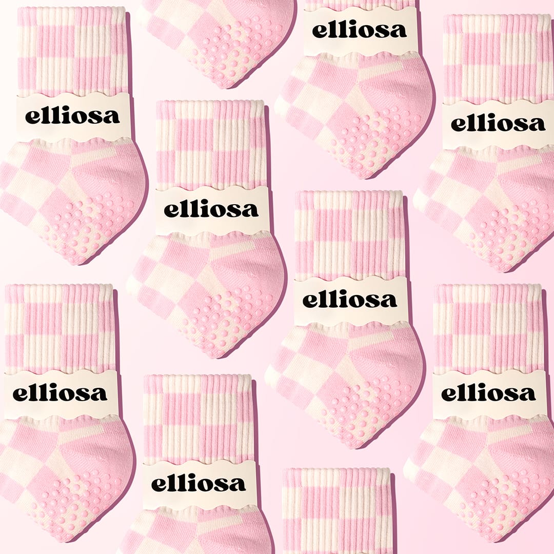 Grip Checkered - Soft Pink