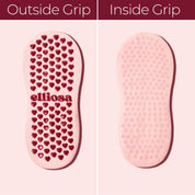 Elliosa Grip Stripes - Soft Pink