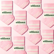 Elliosa Dual-Direction Grip Stripes - Pink Cloud
