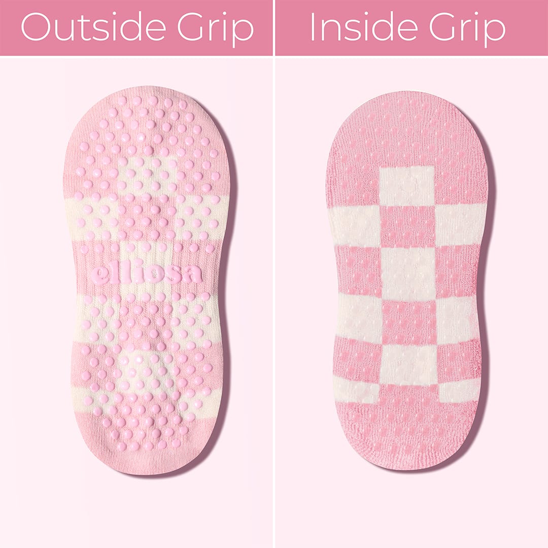 Grip Checkered - Soft Pink
