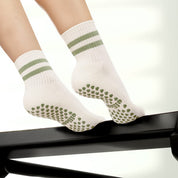 Elliosa Grip Stripes - Matcha Cream