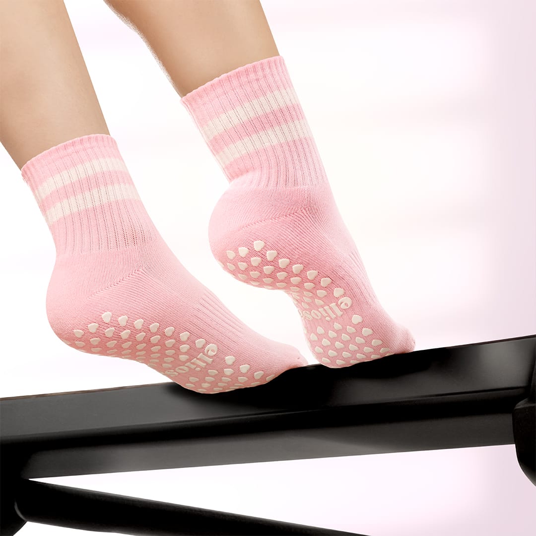 Dual-Direction Grip Stripes - Pink Cloud