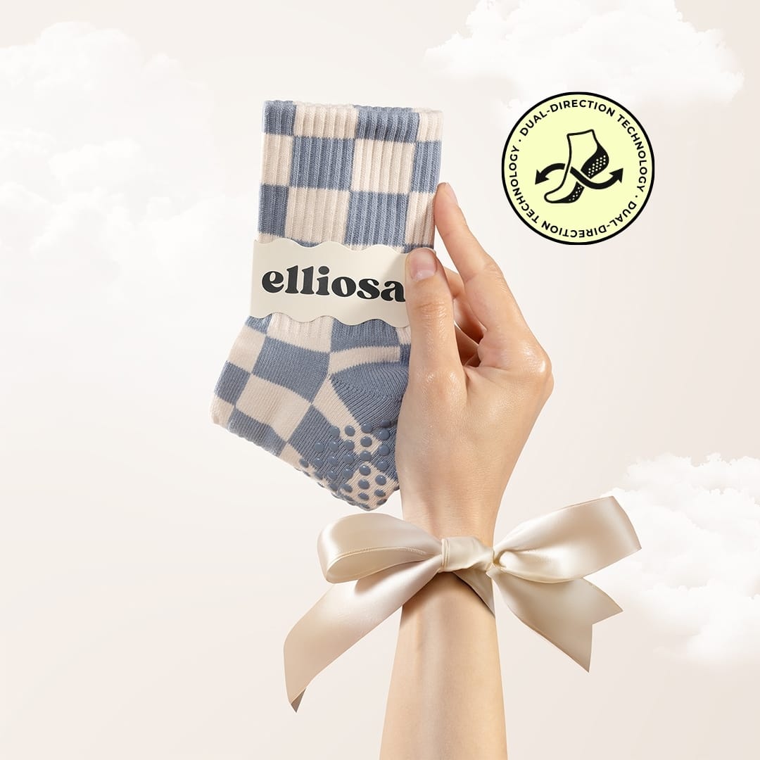 Elliosa Grip Checkered - Sky Blue