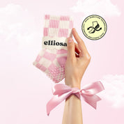 Elliosa Grip Checkered - Soft Pink