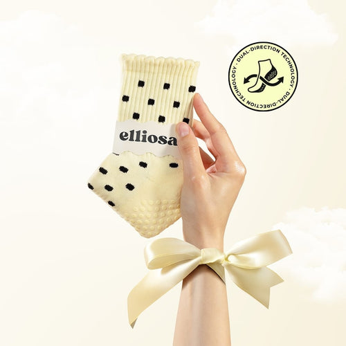 Butter Yellow Polka Dots