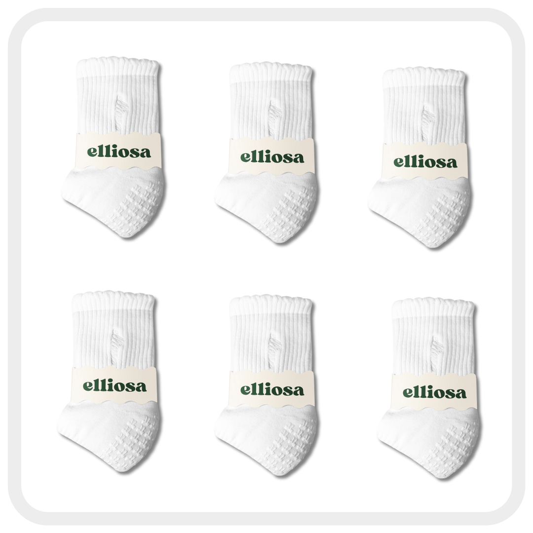 Elliosa Grip Basics - White (6 Pack)